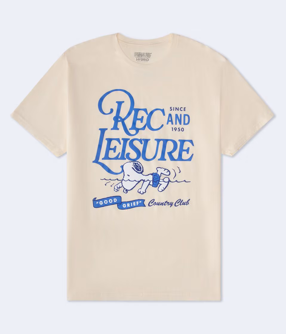 Snoopy Rec & Leisure Relaxed Graphic Tee