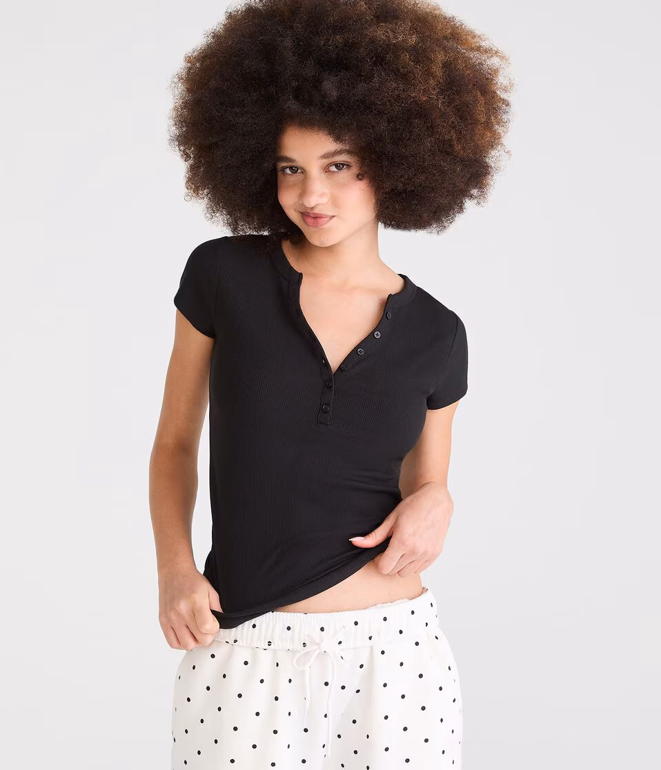 Buttery Soft V-Neck Henley