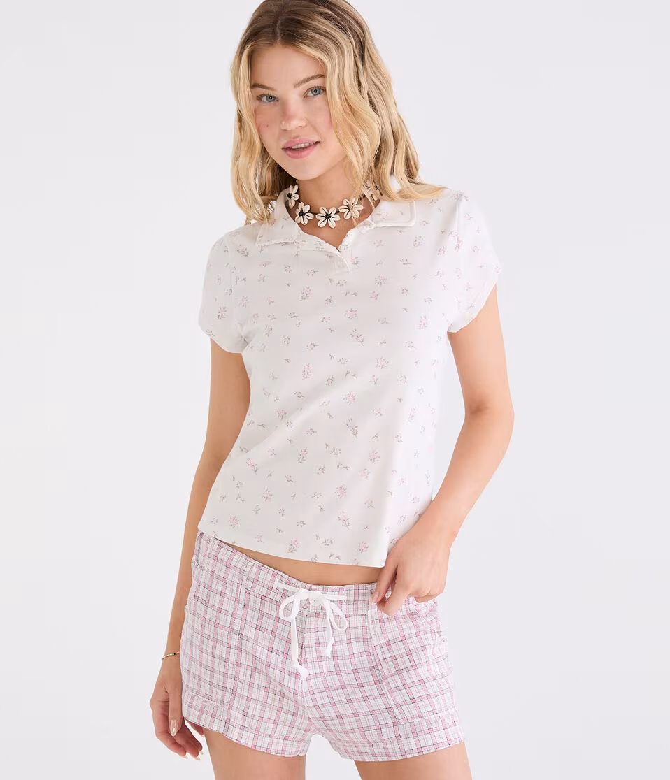 Seriously Soft Floral Jersey Polo