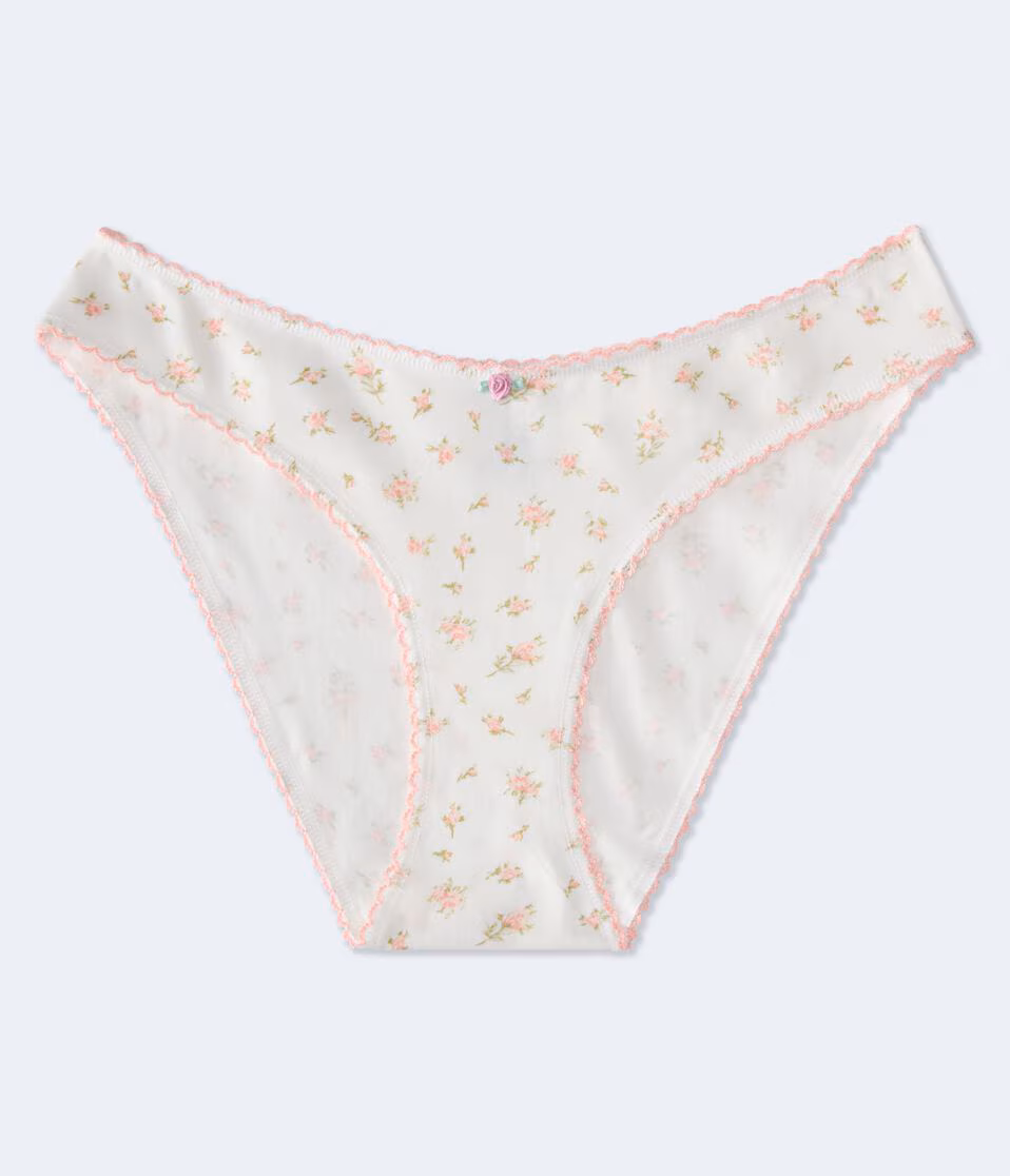 Low-Rise Floral Bikini