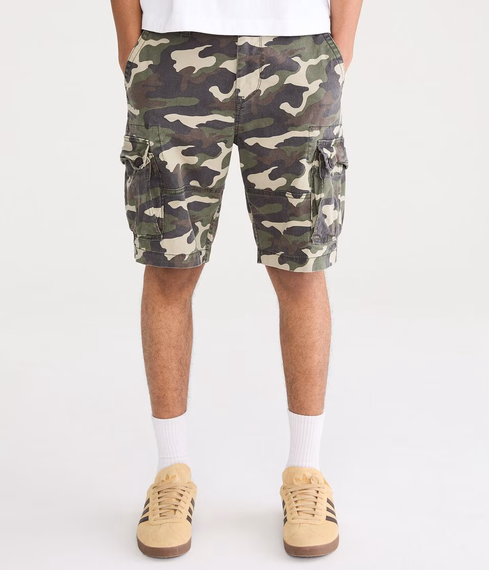 Camo Cargo Shorts 10"