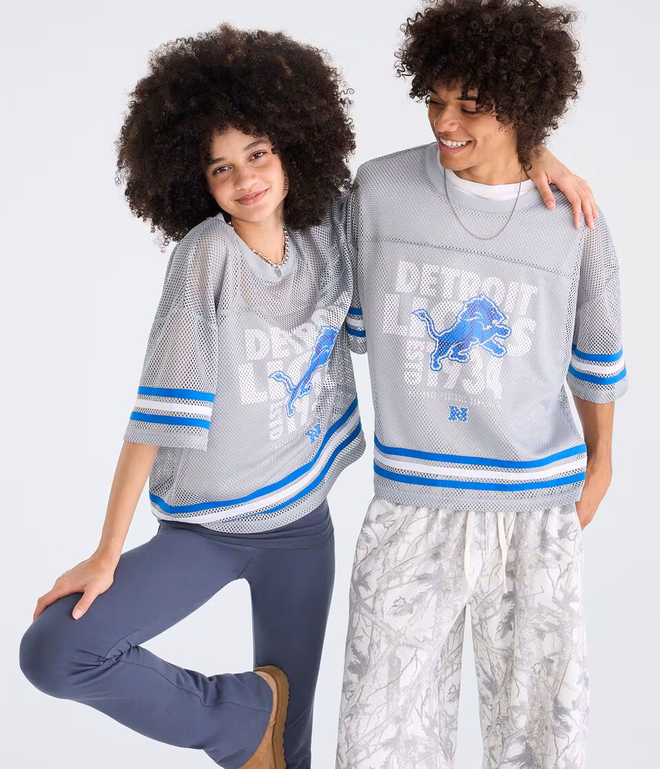 Detroit Lions Boxy Mesh Top