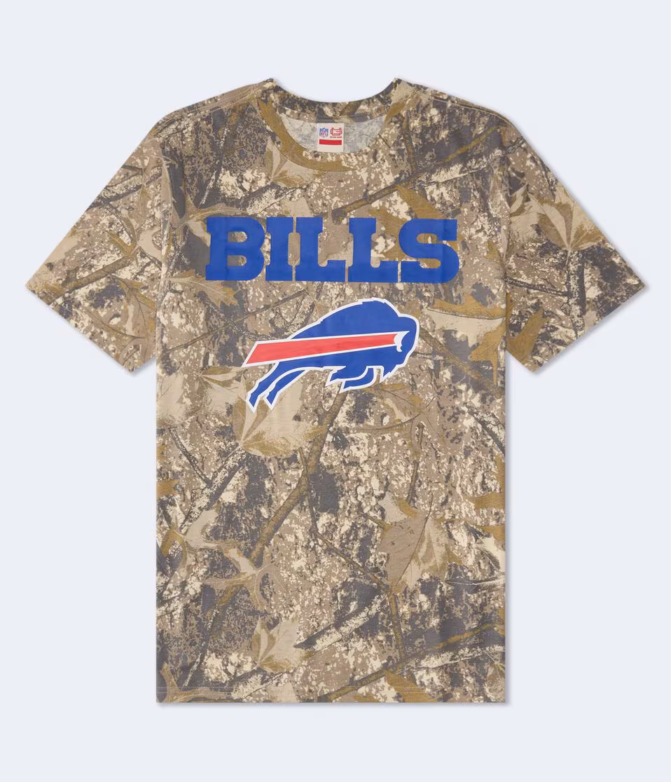 Buffalo Bills Forest Camo Relaxed Graphic Tee