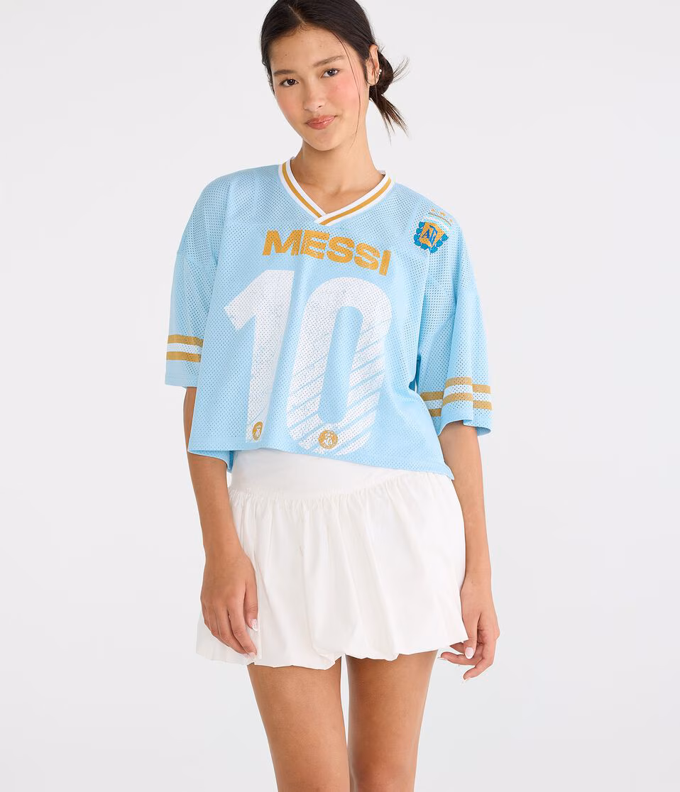 Messi 10 AFA Mesh V-Neck Jersey