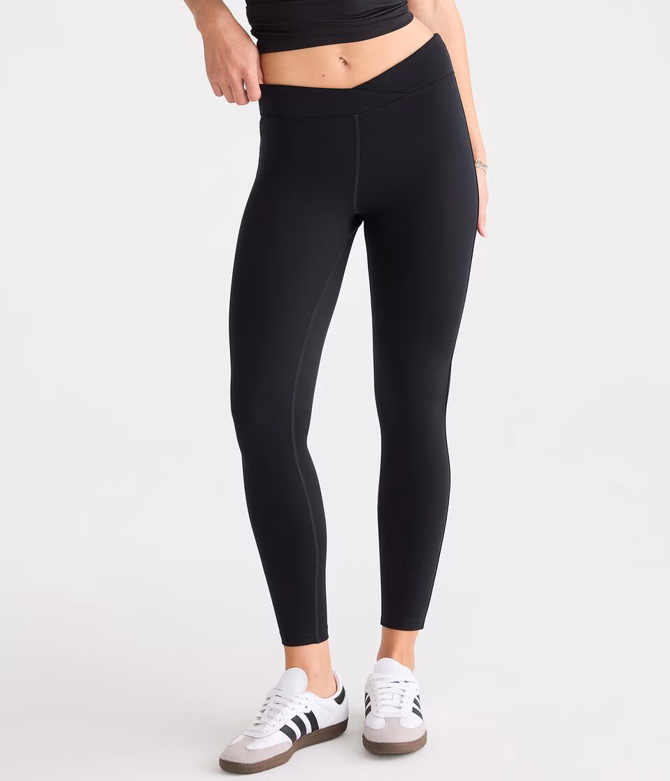 Buttery Soft Low-Rise Crossover Leggings