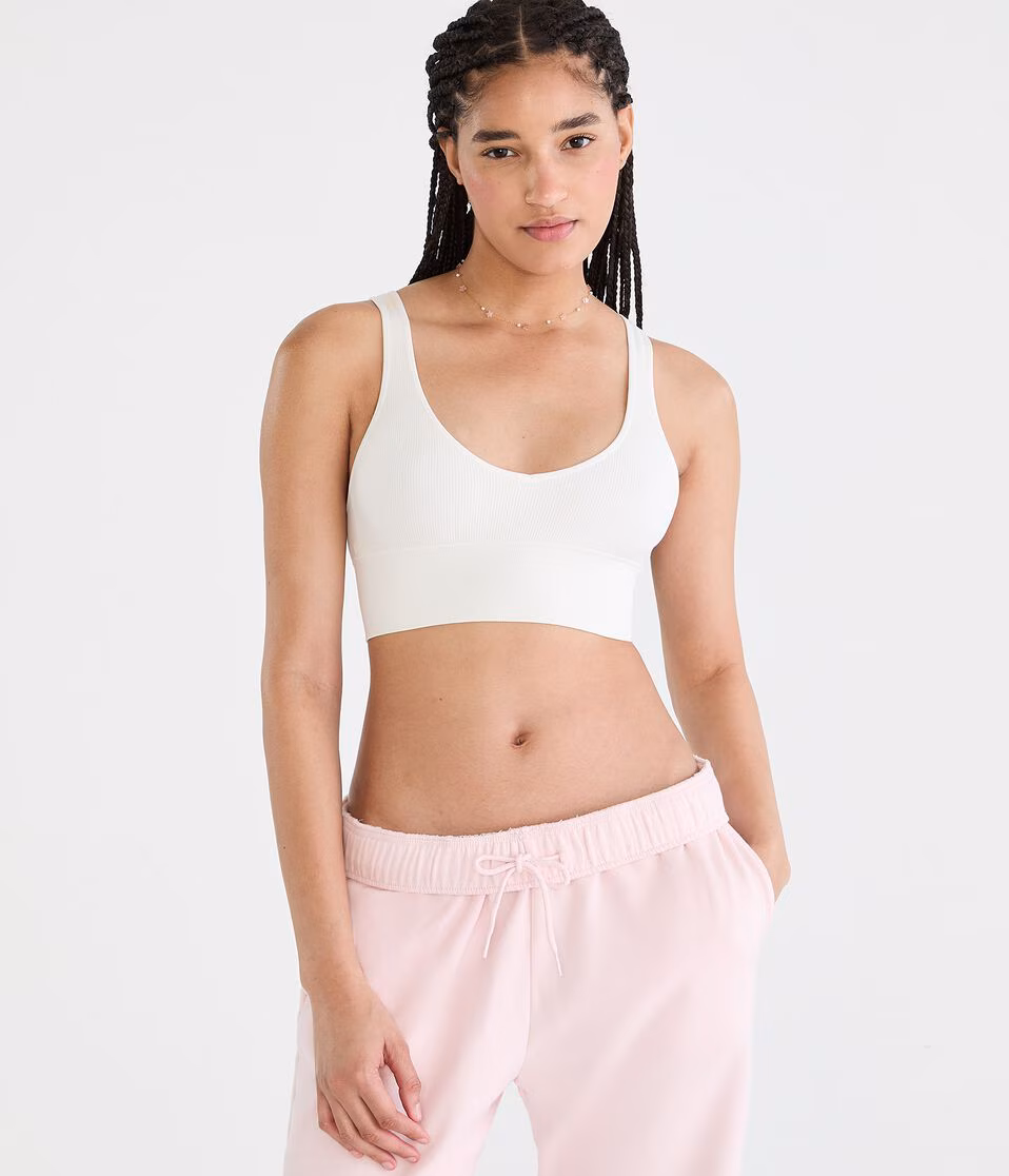 Seamless Scoop Long-Line Bralette