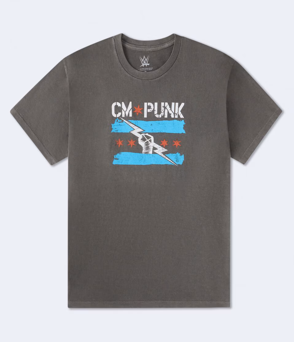WWE CM Punk Relaxed Graphic Tee