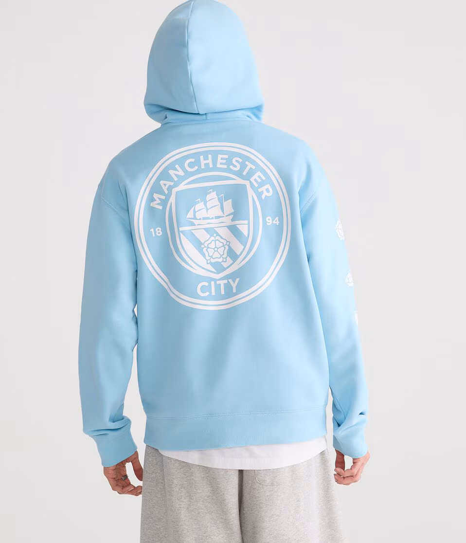 Manchester City Football Pullover Hoodie