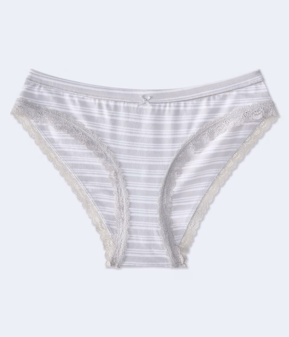 Striped High-Cut Cheeky