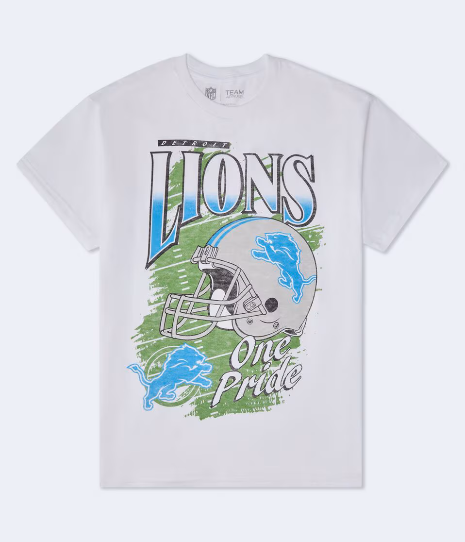 Detroit Lions Helmet Relaxed Graphic Tee