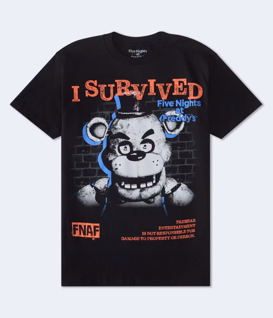 Five Nights At Freddy's Relaxed Graphic Tee