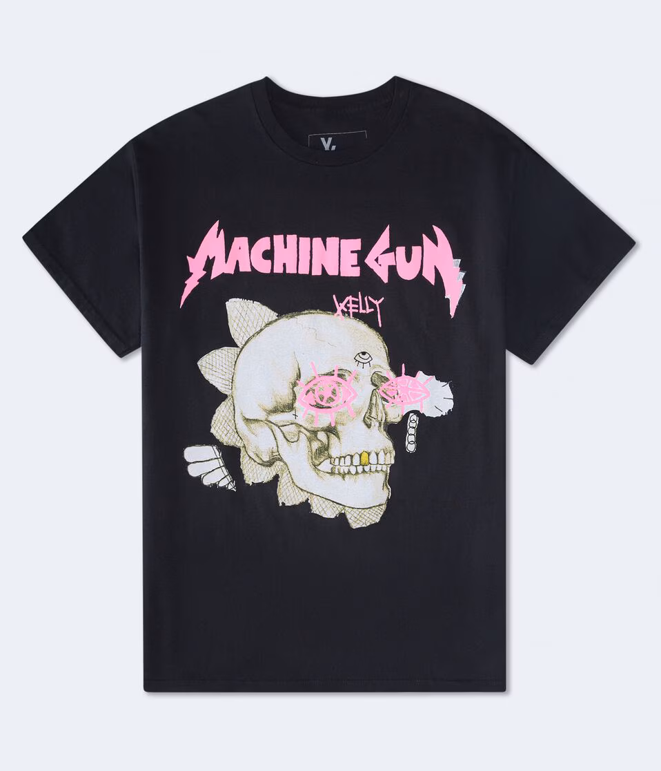 Machine Gun Kelly Skull Relaxed Graphic Tee