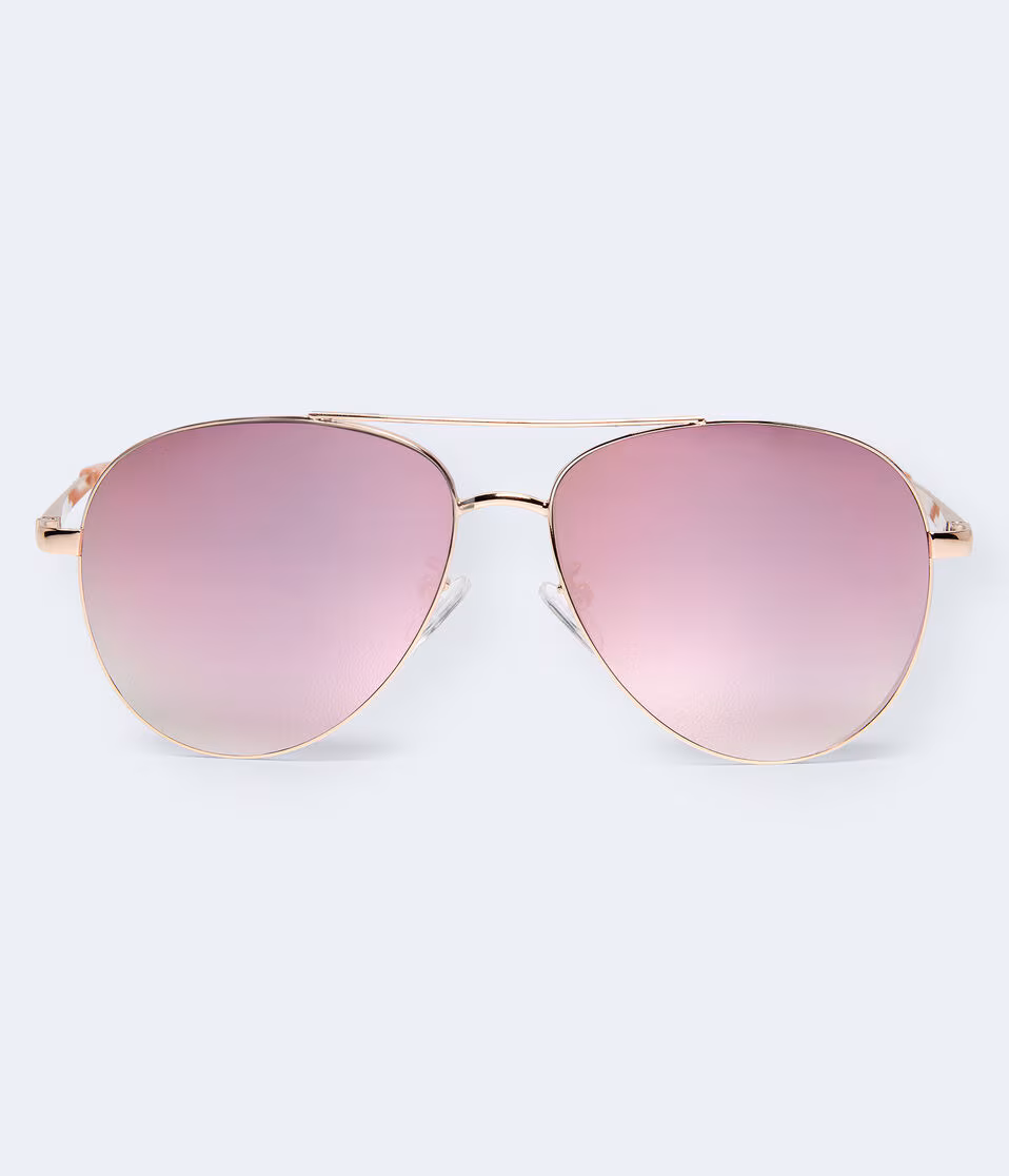 Colored Lens Aviator Sunglasses