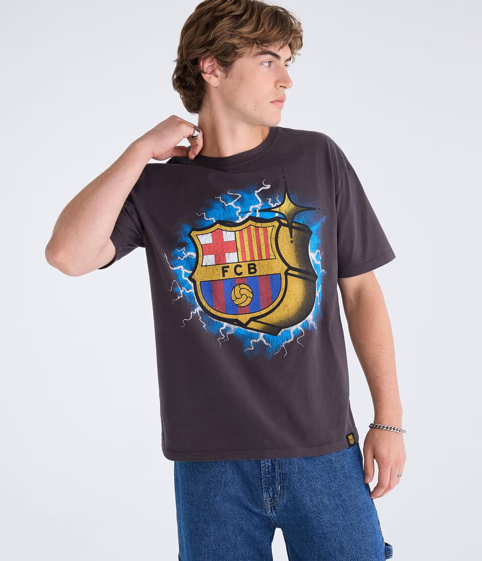 FC Barcelona Lightning Relaxed Graphic Tee