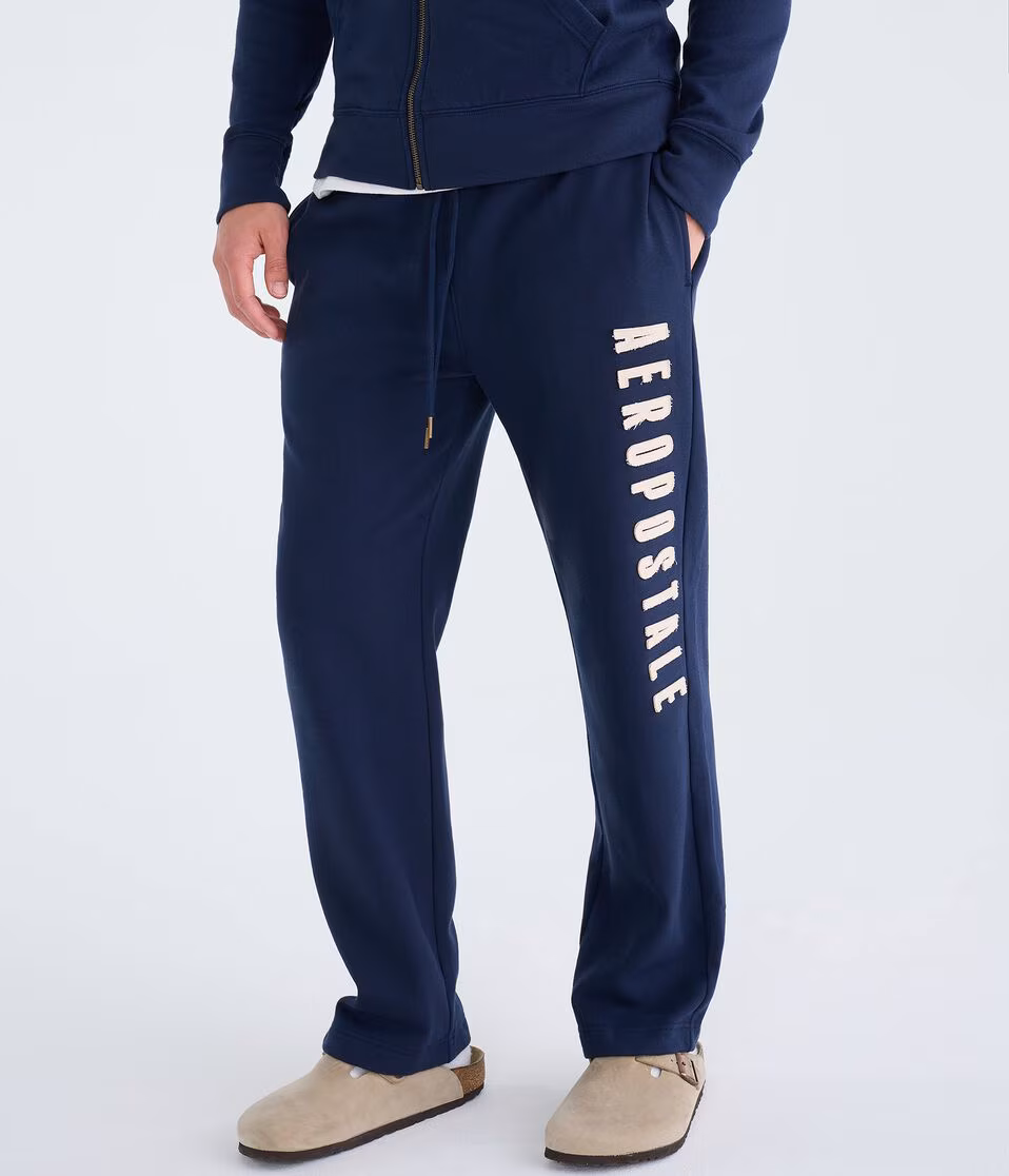 Aeropostale Heritage Fleece Straight Leg Sweatpants