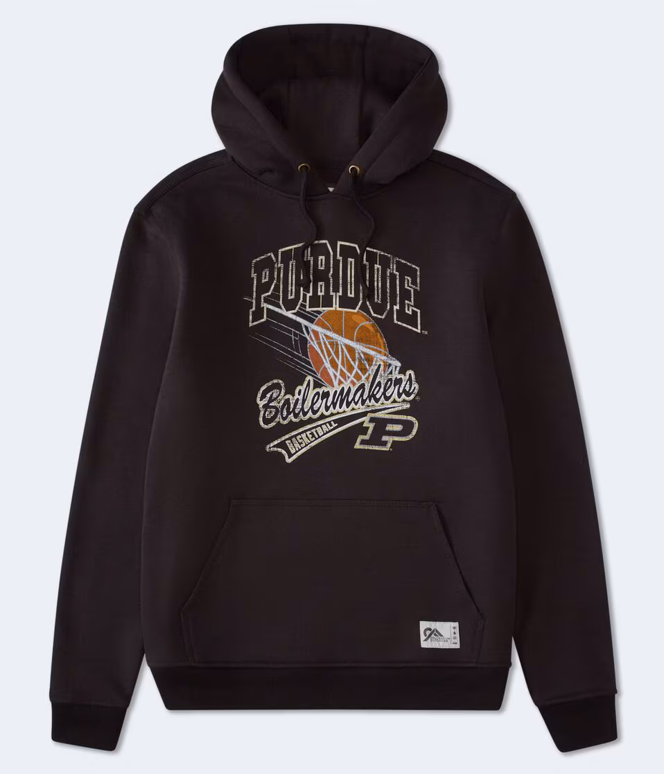 Purdue Boilermakers Basketball Pullover Hoodie