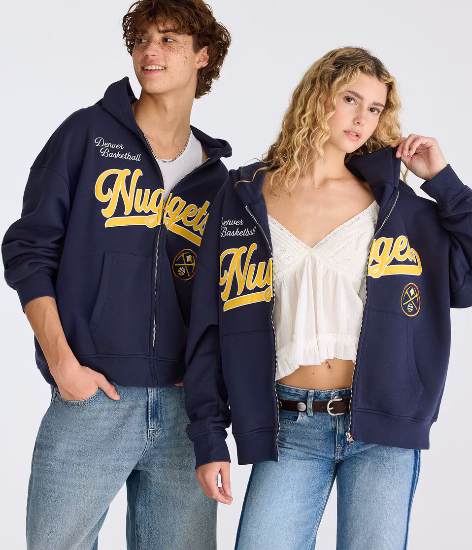 Denver Nuggets Basketball Full-Zip Hoodie