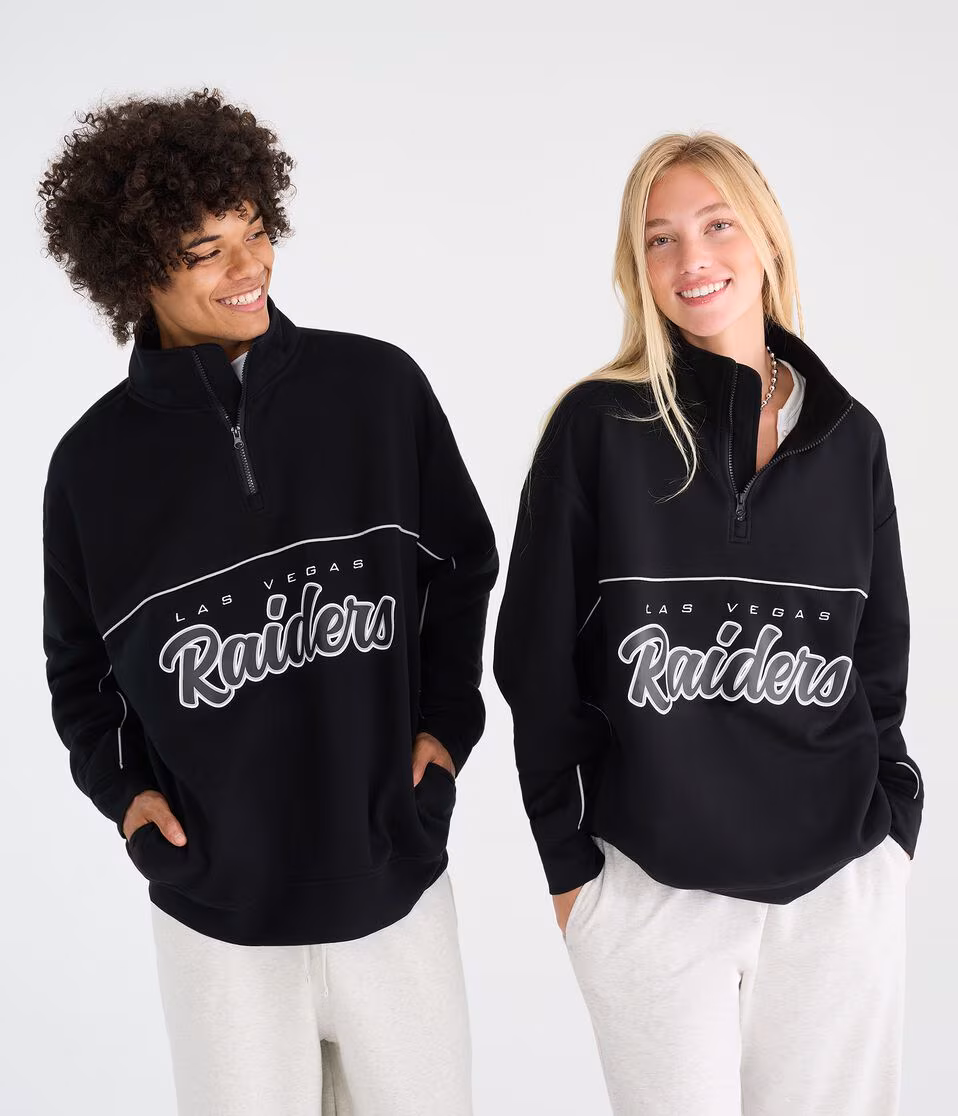 Las Vegas Raiders Quarter-Zip Sweatshirt