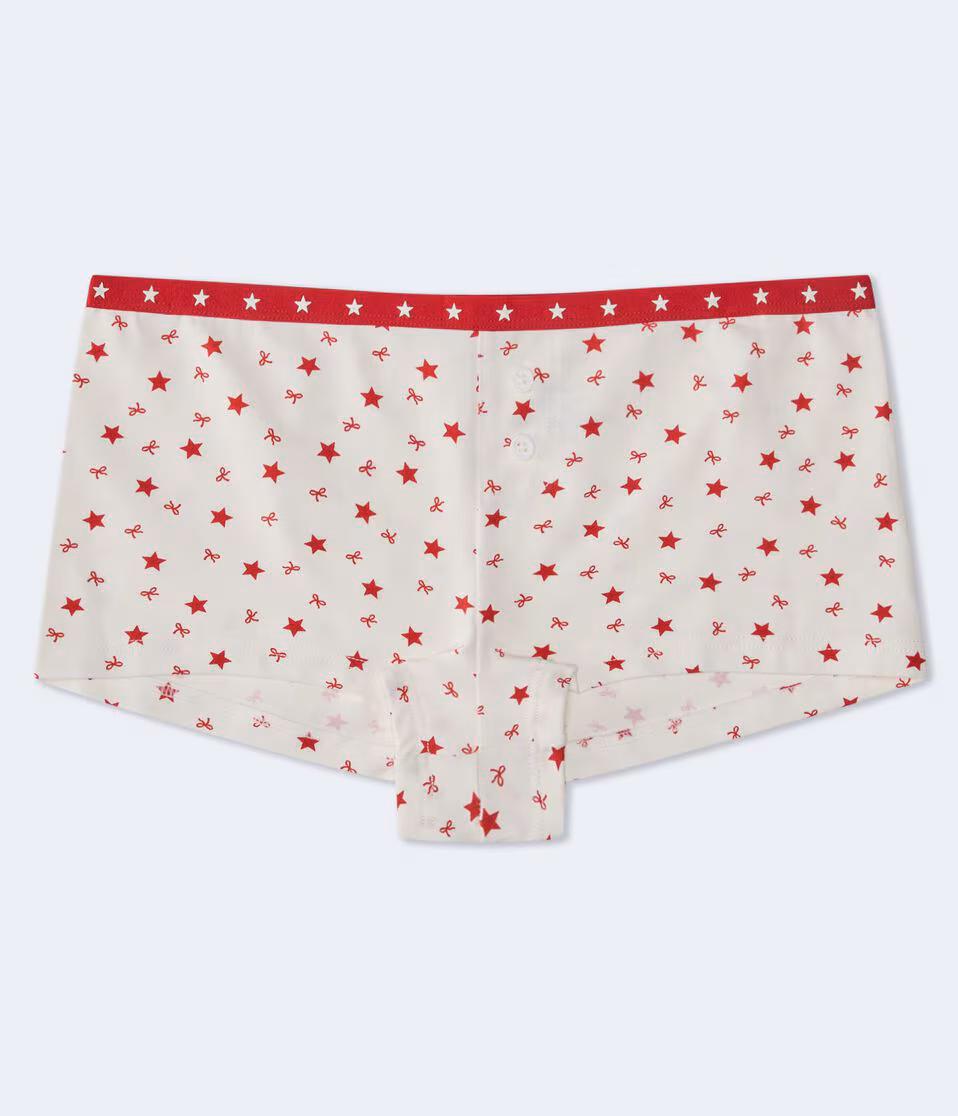 Stars & Bows Mini Boxer
