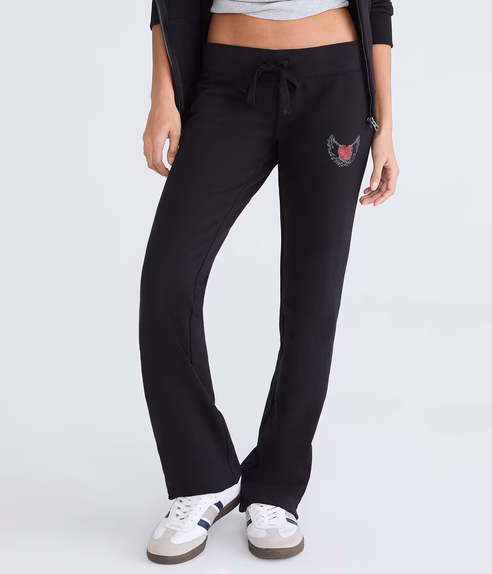 Cloud Soft Winged Heart Fit & Flare Sweatpants