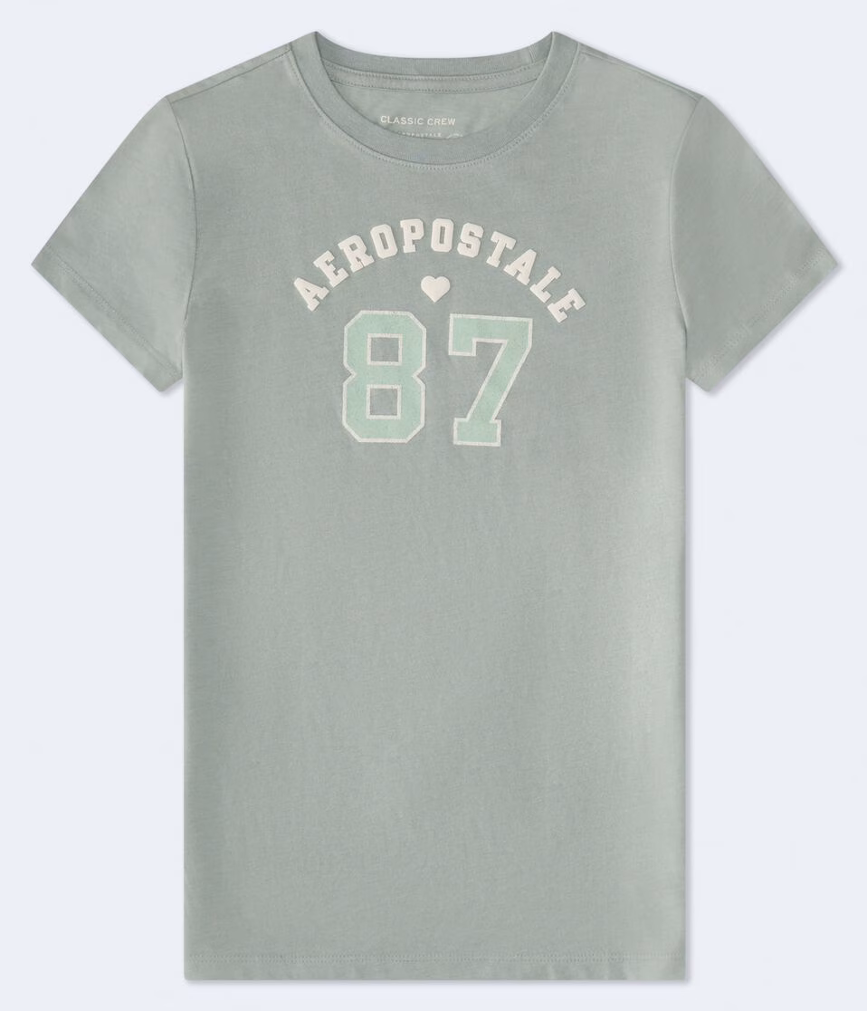Aeropostale 87 Heart Graphic Tee