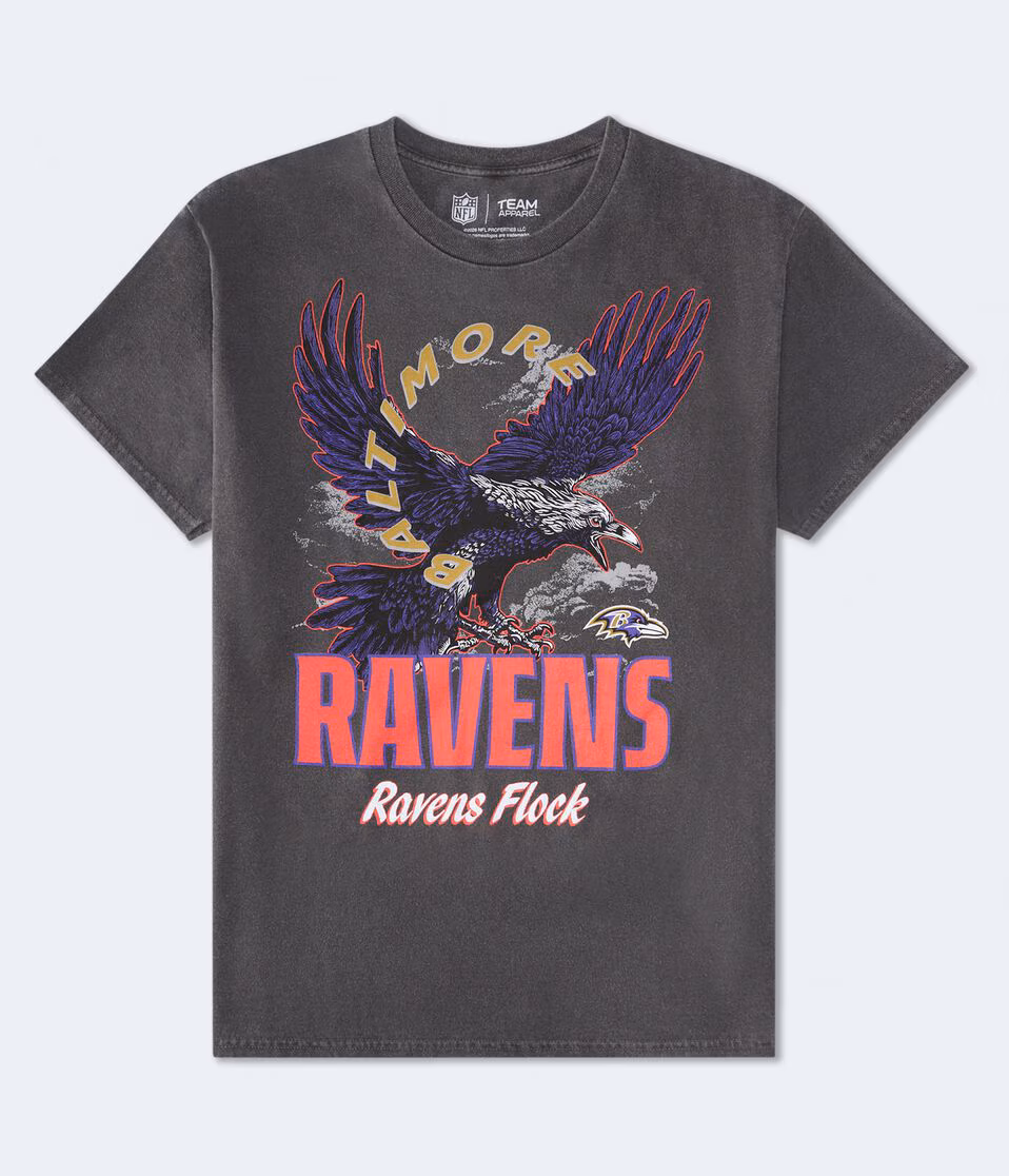 Baltimore Ravens Mascot Relaxed Graphic Tee
