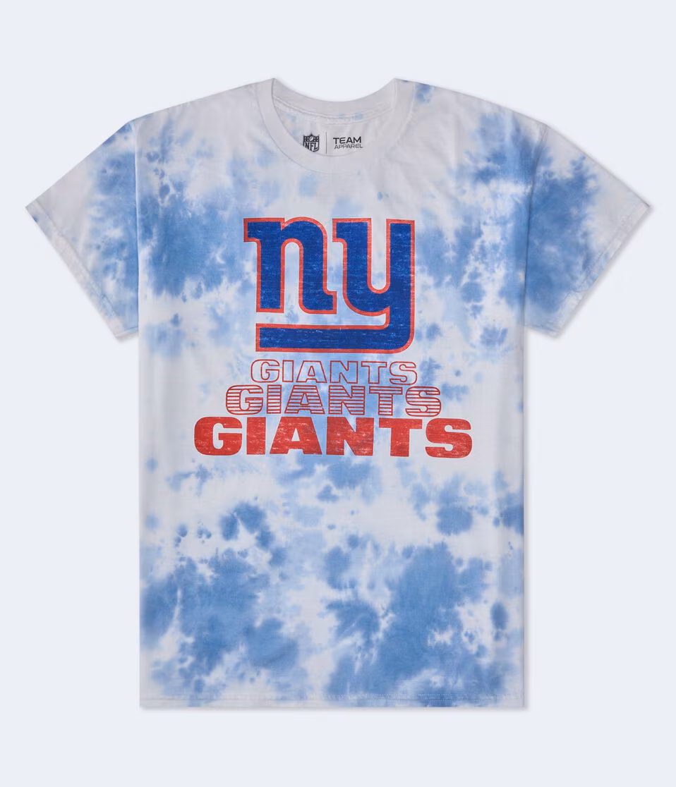 New York Giants Tie-Dye Relaxed Graphic Tee