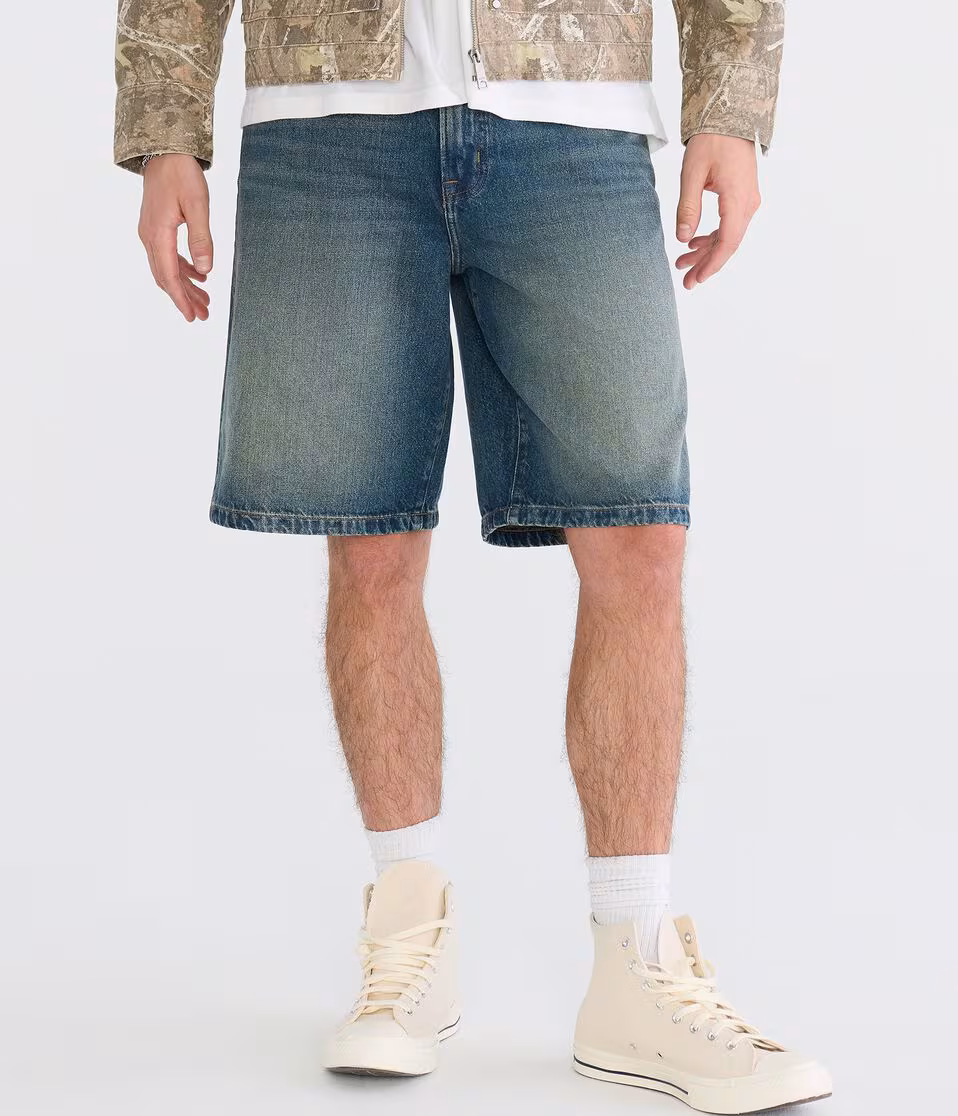 Baggy Denim Shorts 11"