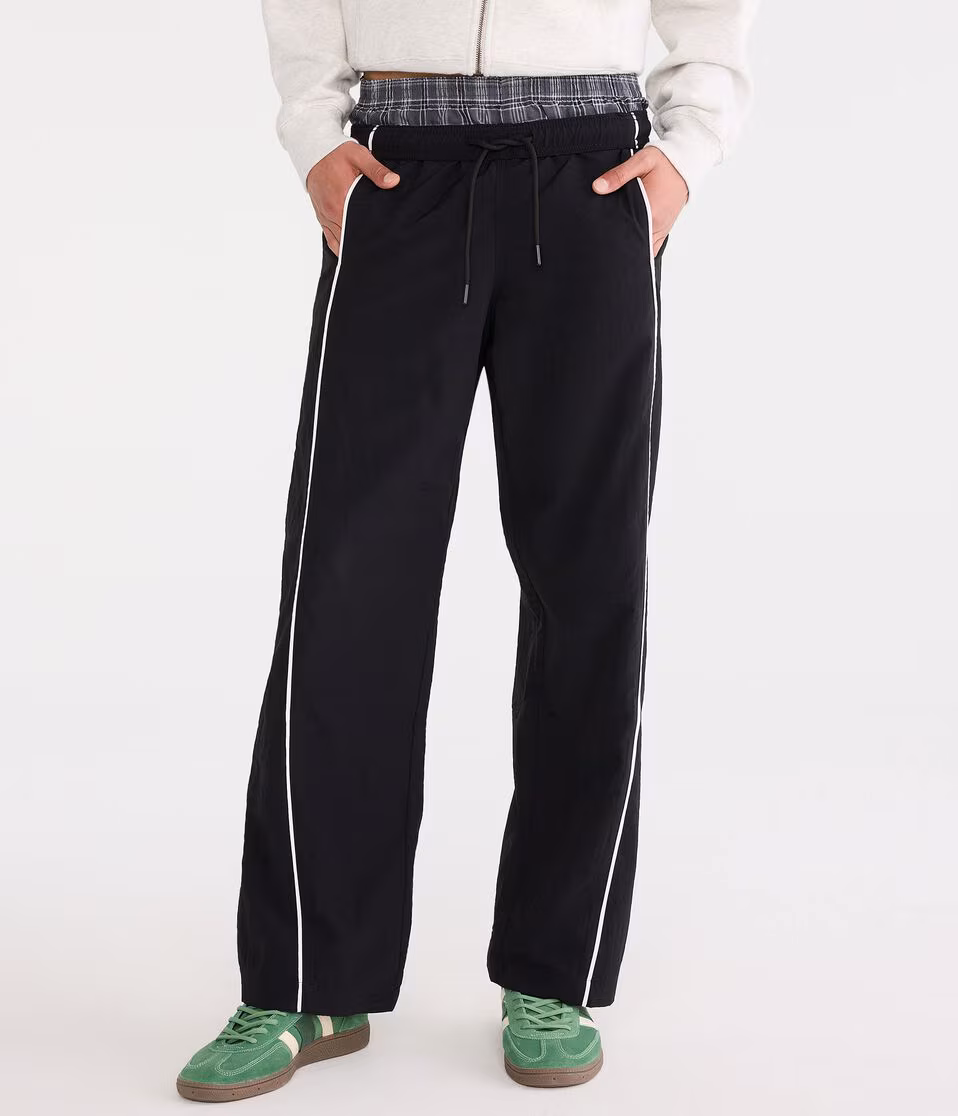 Baggy Nylon Track Pants