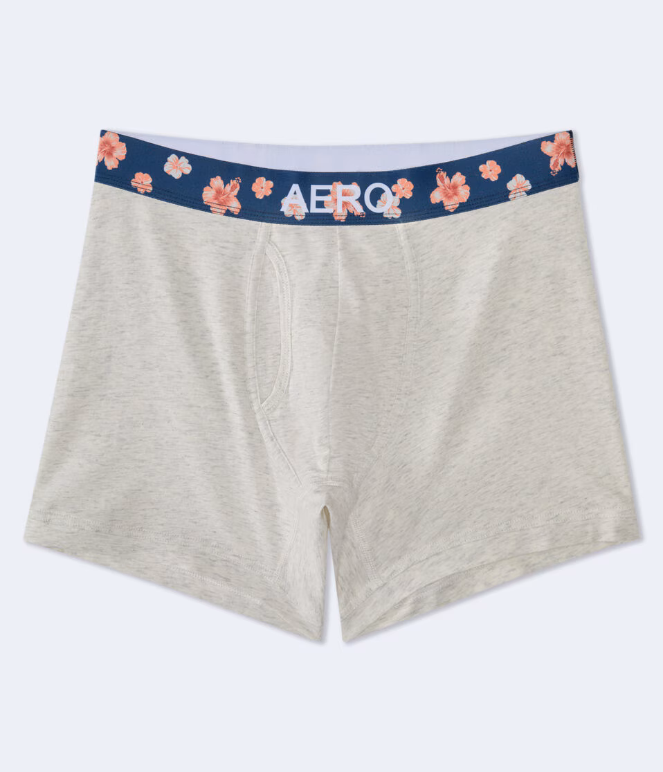 Hibiscus Floral 4.5" Knit Boxer Briefs