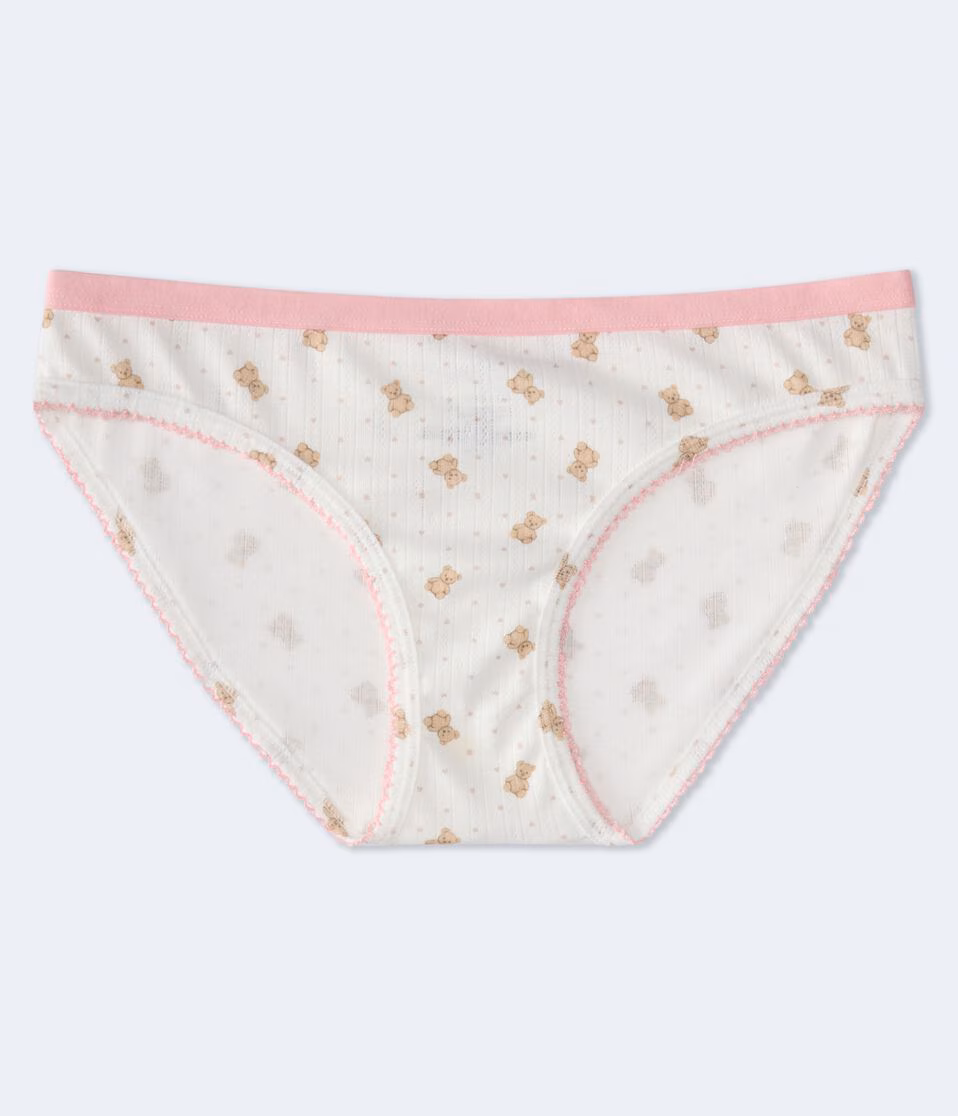 Teddy Bear Pointelle Bikini