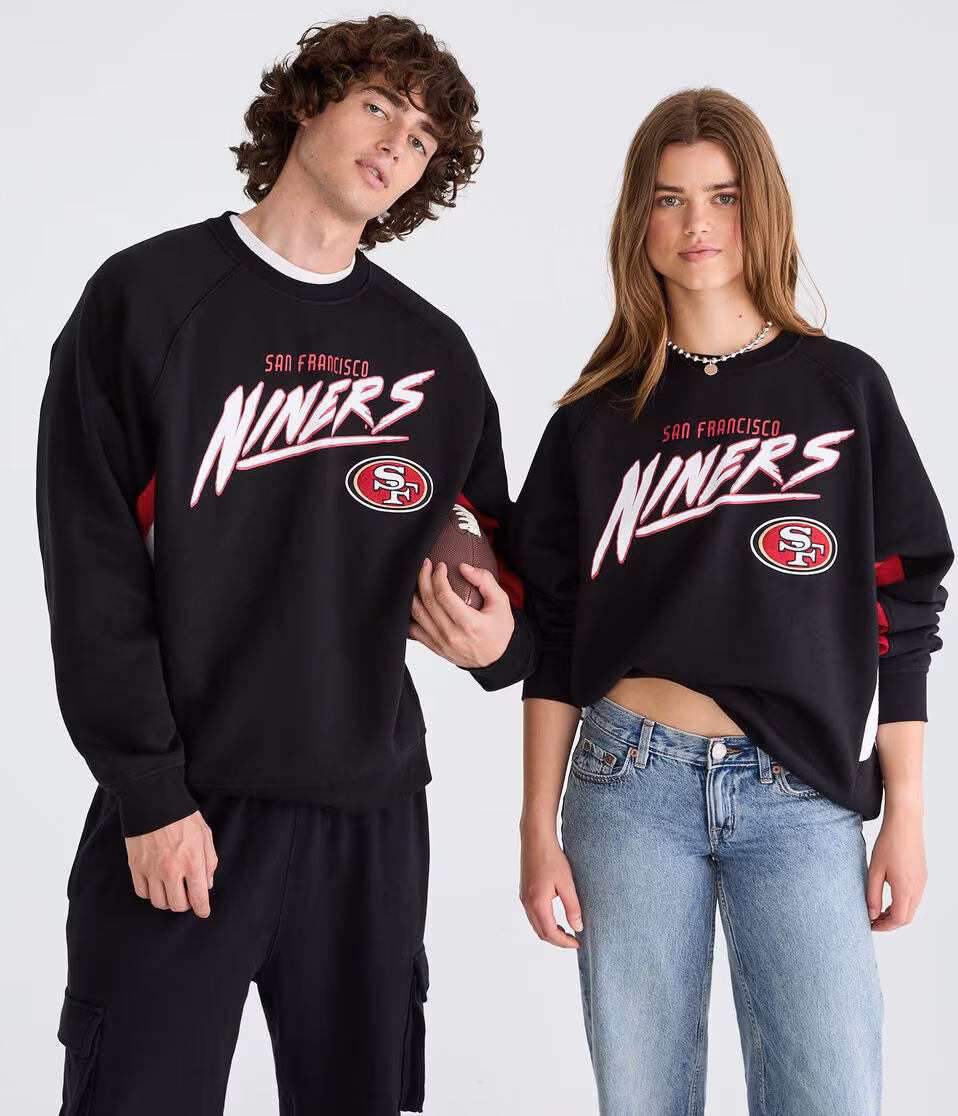 San Francisco 49ers Colorblock Crew Sweatshirt