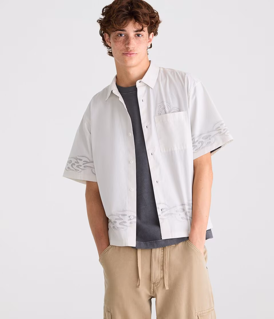 Dragon Flames Boxy Shirt