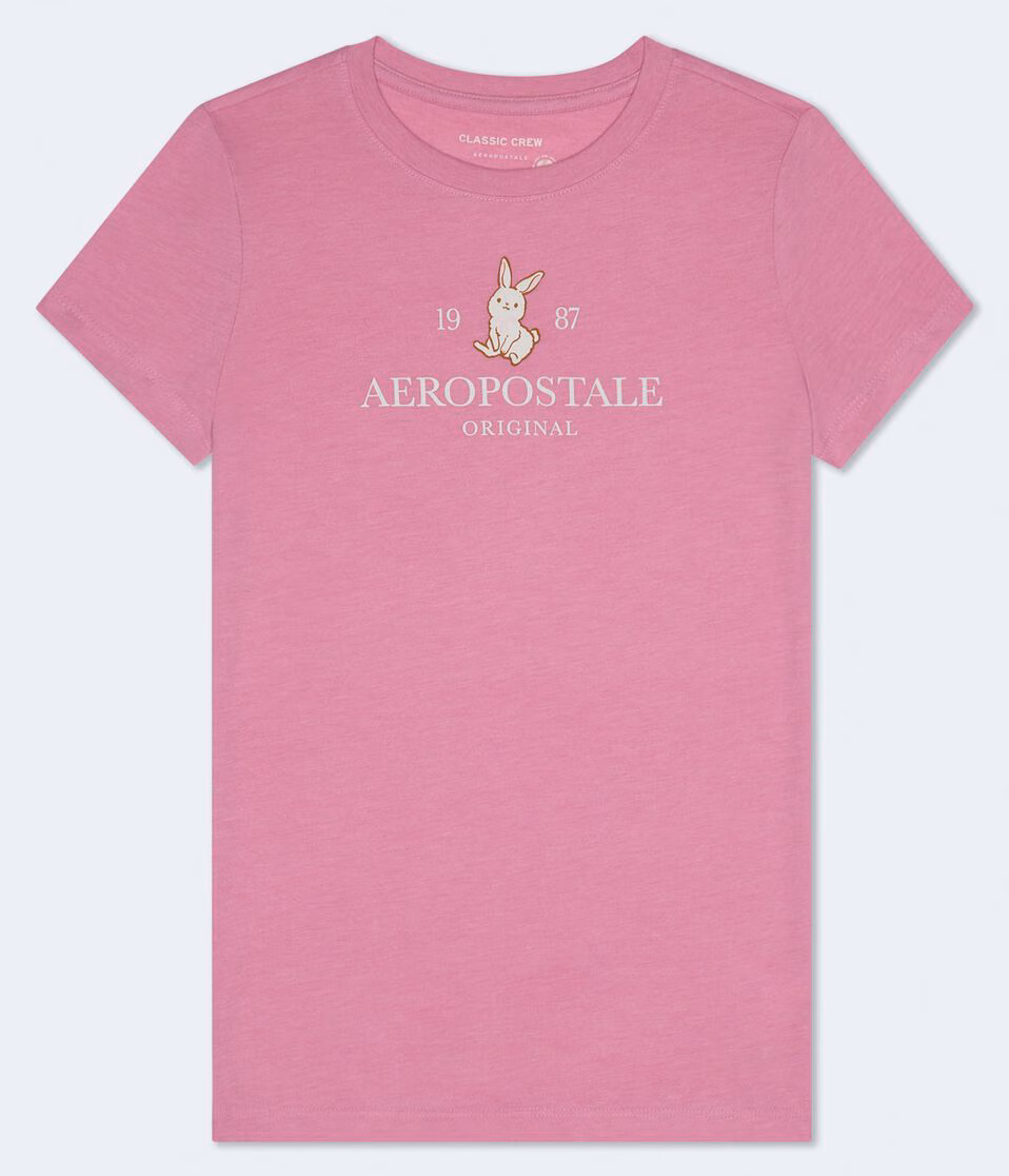 Aeropostale 1987 Bunny Graphic Tee