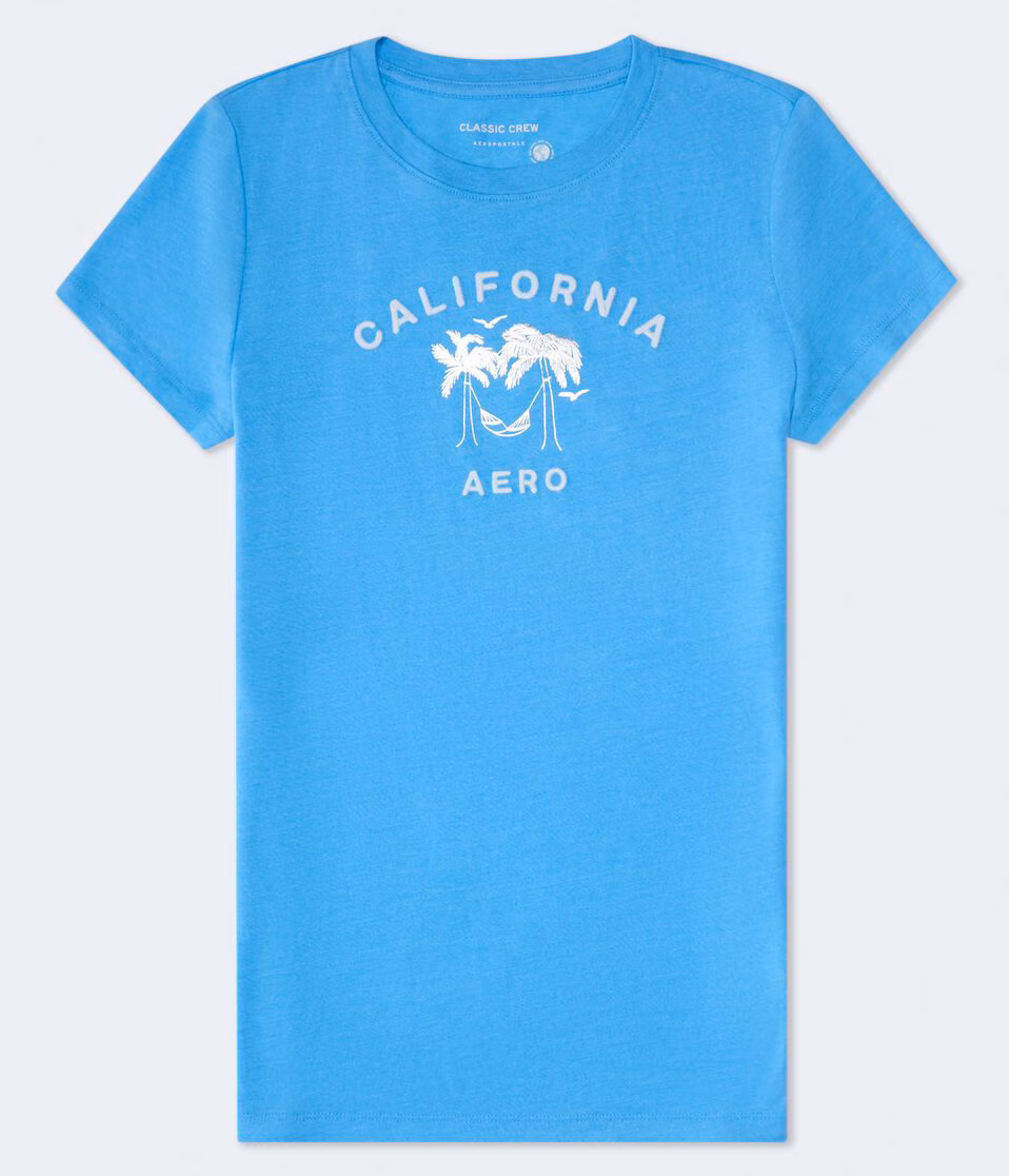 California Palm Hammock Foil Graphic Tee