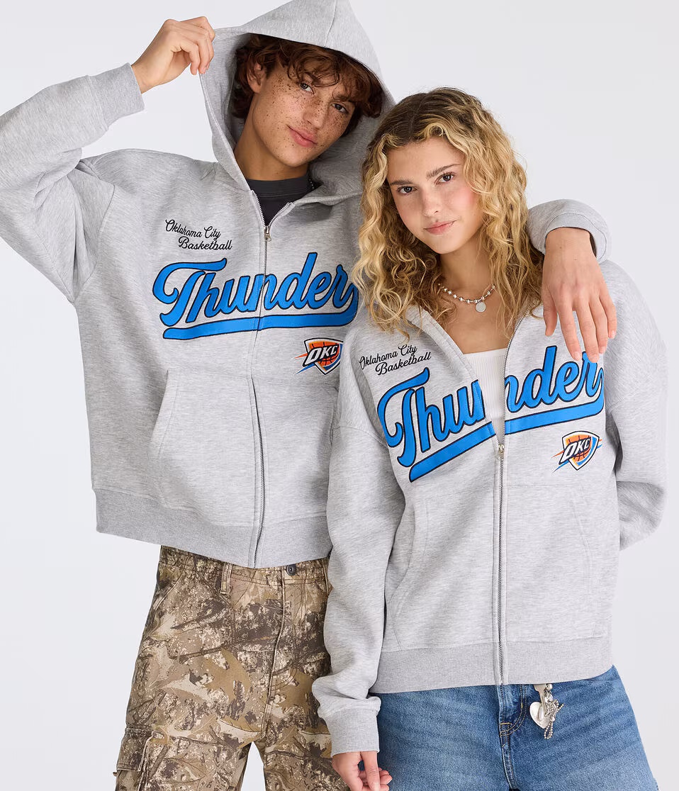 Oklahoma City Thunder Basketball Full-Zip Hoodie