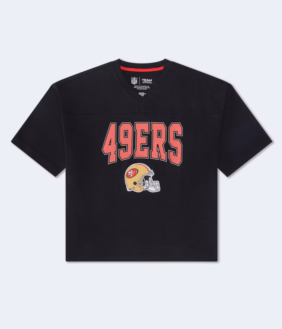 San Francisco 49ers Boxy V-Neck Graphic Tee