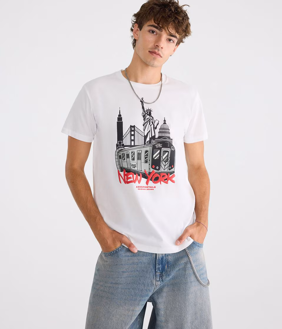 Aero New York Subway Graphic Tee