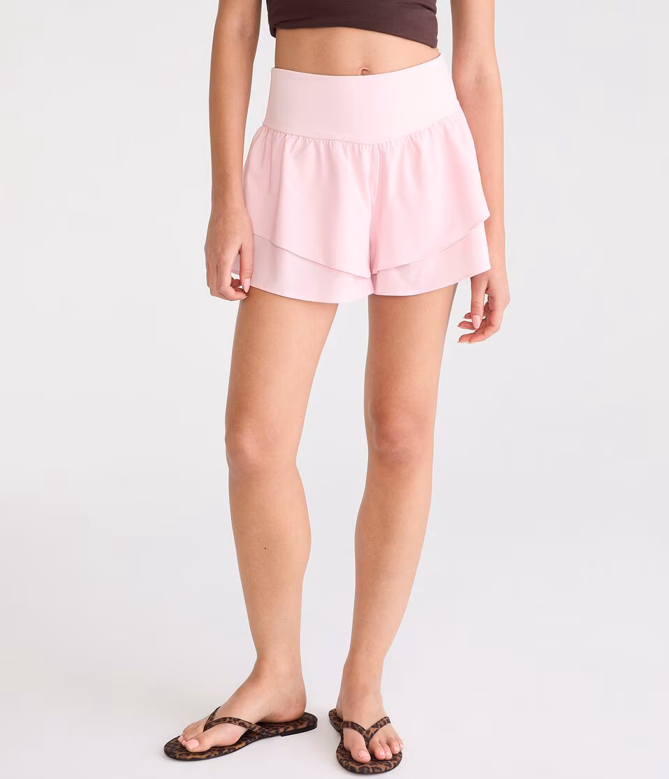 Buttery Soft High-Rise Flutter Shorts