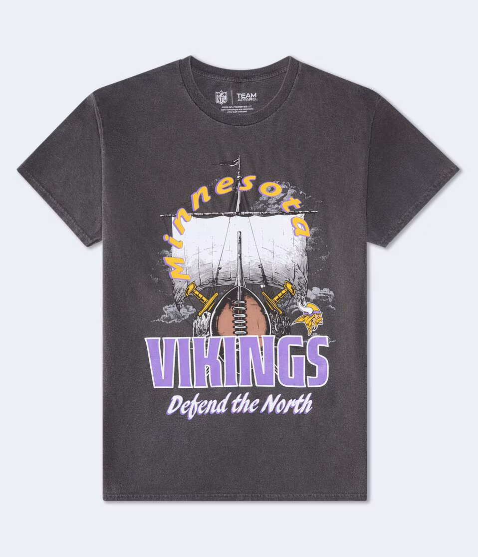 Minnesota Vikings Ship Relaxed Graphic Tee