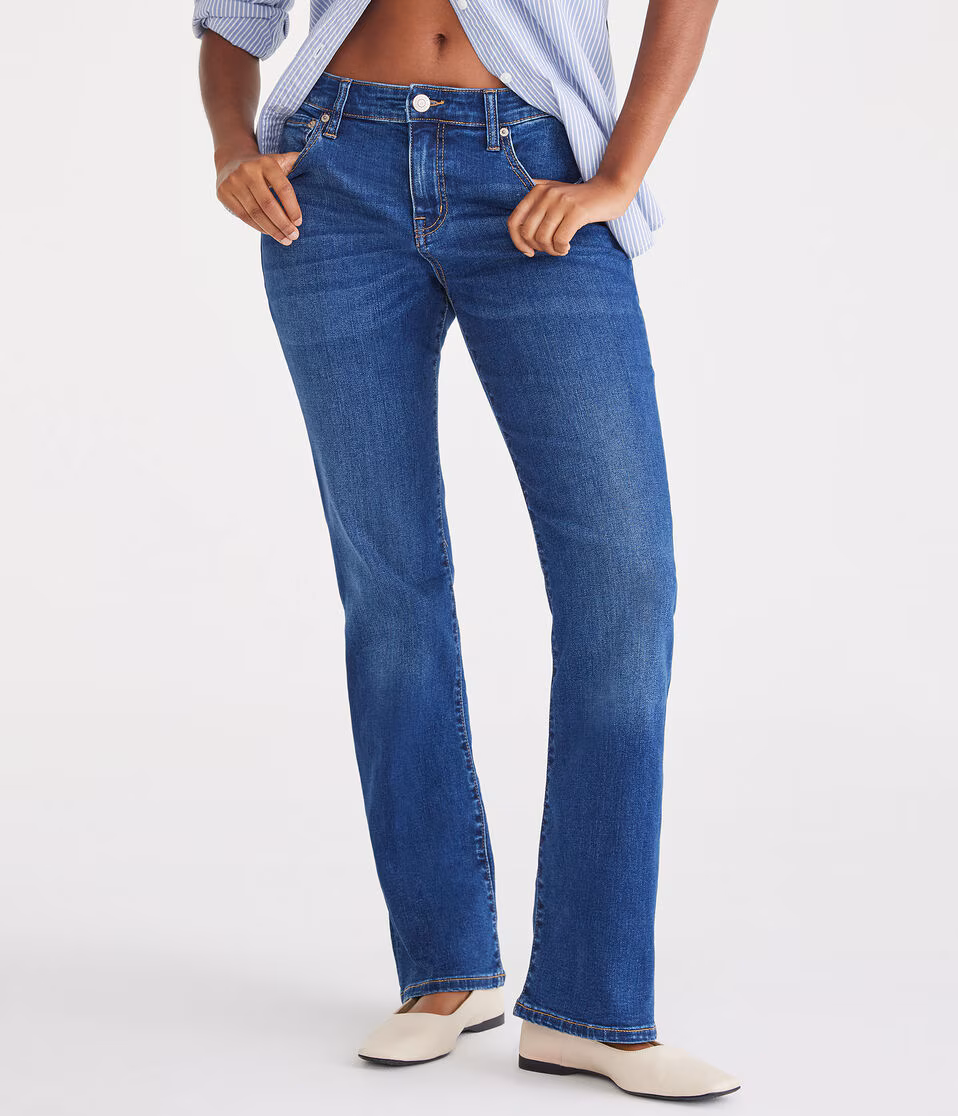 Curvy Mid-Rise Bootcut Jean