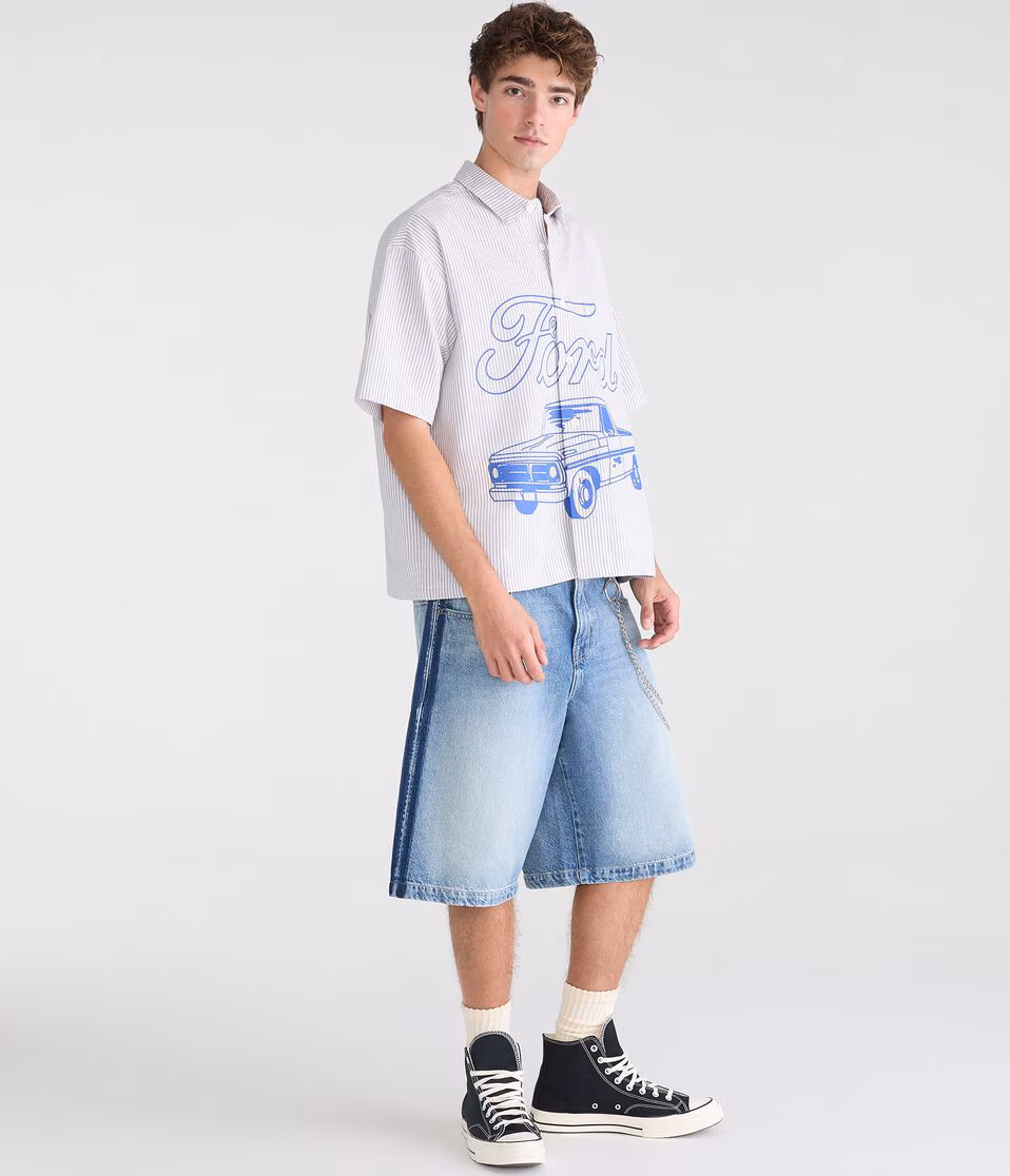 Super Baggy Denim Shorts 12.5"