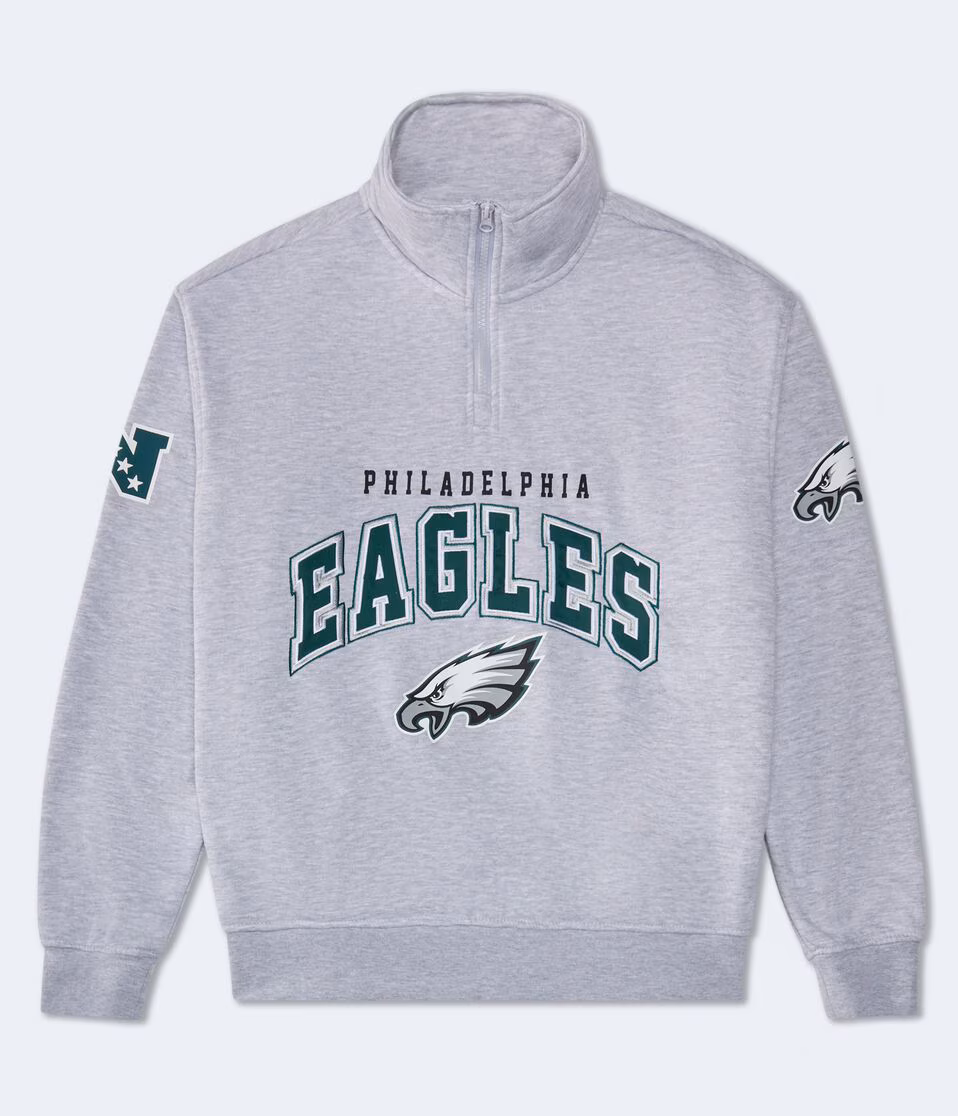 Philadelphia Eagles Quarter-Zip Sweatshirt