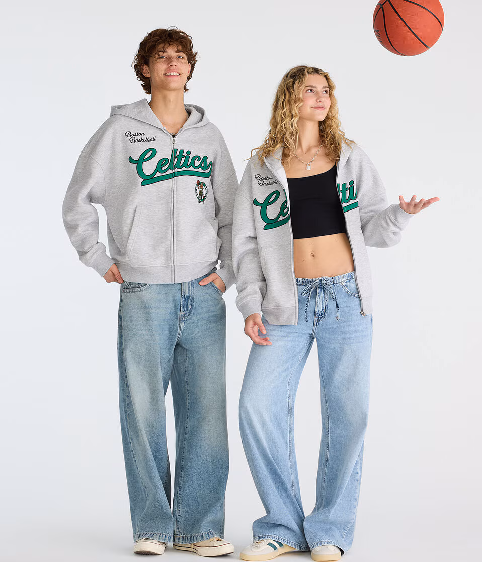 Boston Celtics Basketball Full-Zip Hoodie
