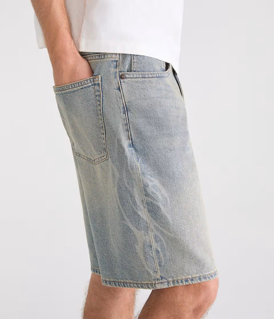Baggy Denim Shorts 9"