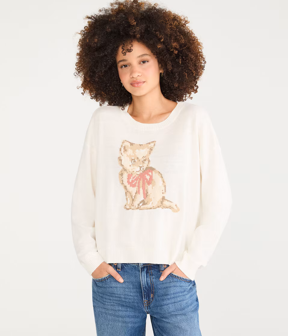 Kitten Crew Sweater
