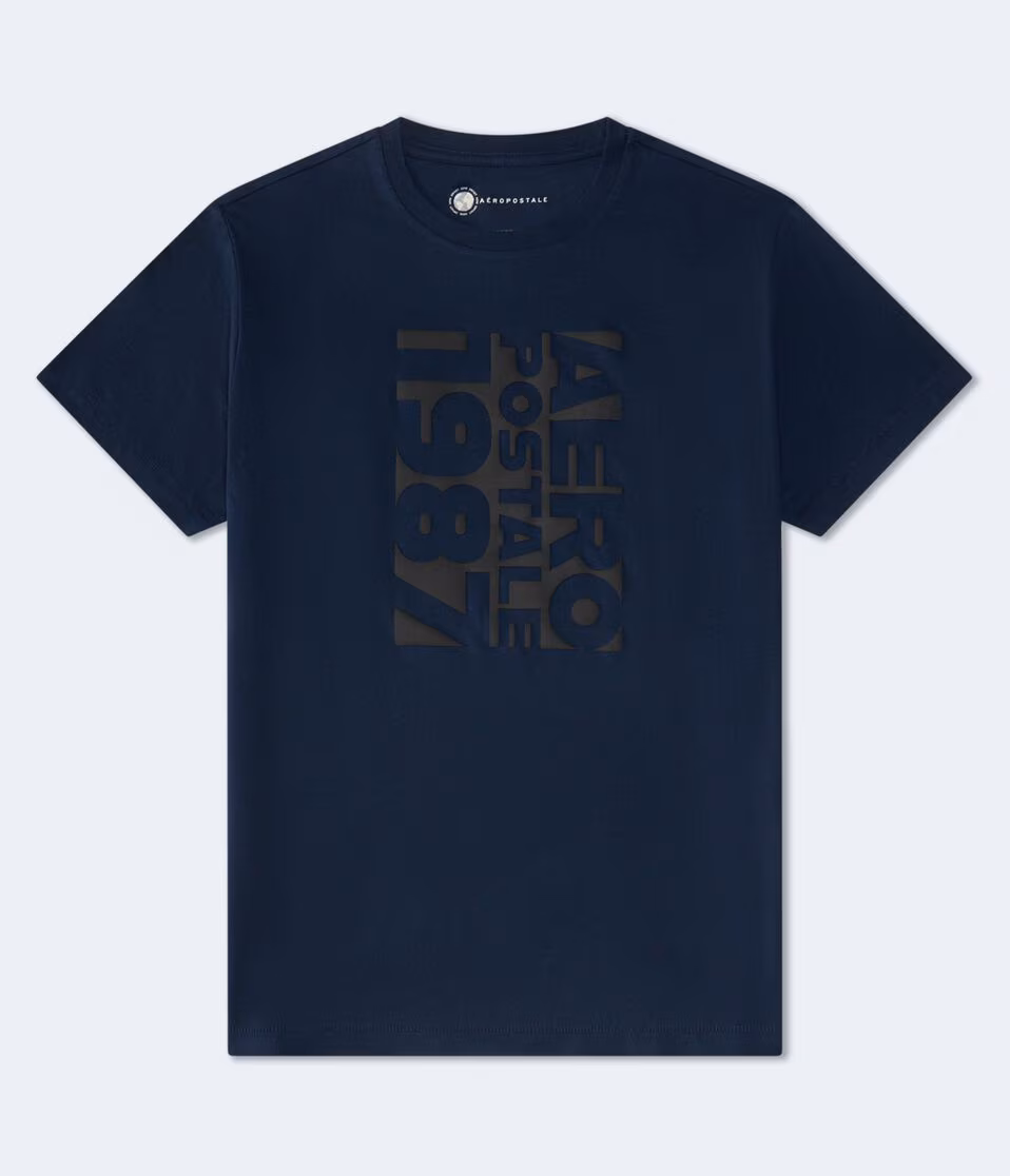 Aero Sideways Box Logo Graphic Tee