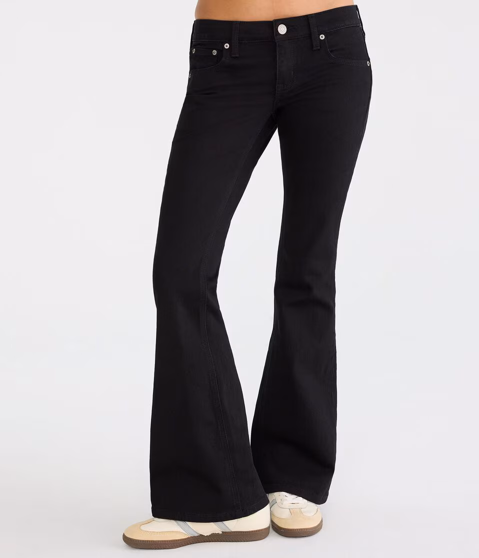 Low-Rise Flare Jean