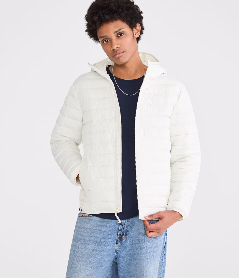 Hooded Midweight Puffer Jacket