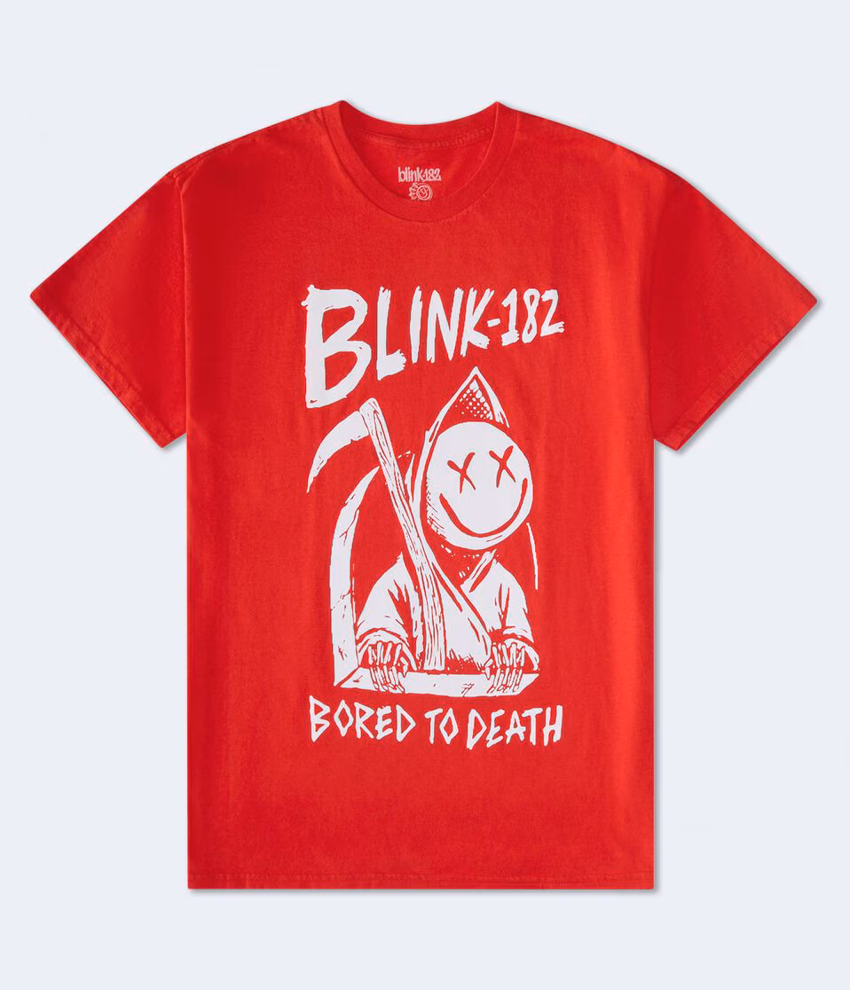 Blink 182 Bored To Death Relaxed Graphic Tee